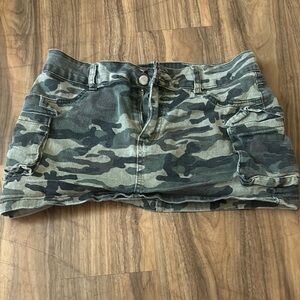 Camouflage Mini Skirt